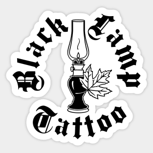 Black Lamp Logo Sticker